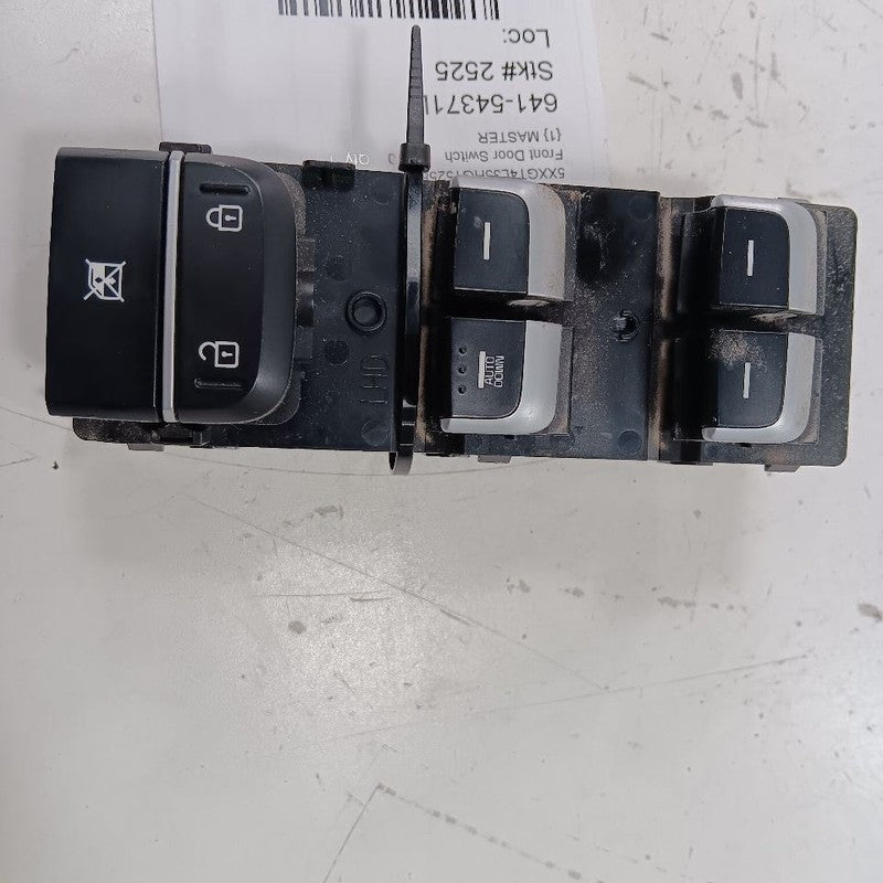 Driver's Front Door Master Switch Fits 16-20 Kia Optima OEM
