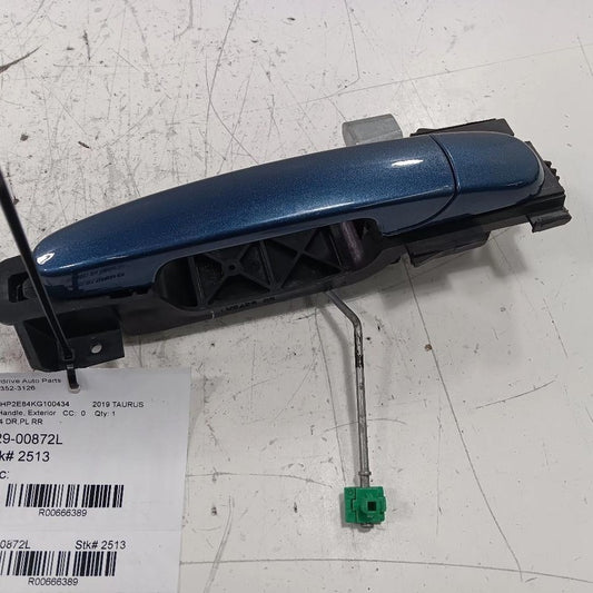 Left Rear Exterior Door Handle Fits 13-19 Ford Taurus