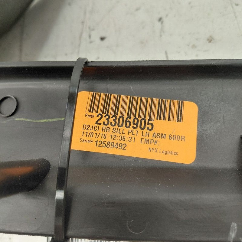Chevy Volt Sill Trim Plate Door Jam Threshold Left Driver Rear  2016 2