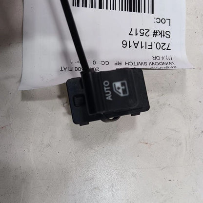 FIAT 500 Power Window Switch Right Passenger Front  2017 2016 OEM