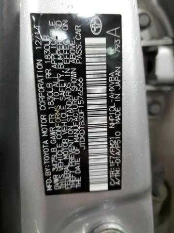 Battery Hybrid Battery Prius C VIN B3 Fits 12-17 PRIUS