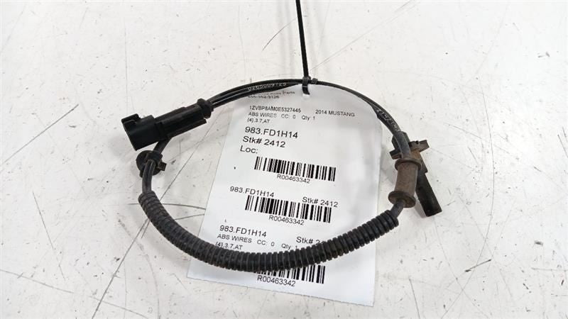 Ford Mustang ABS Wheel Sensor Wire Wiring Harness Plug 2014 2013 2012 
