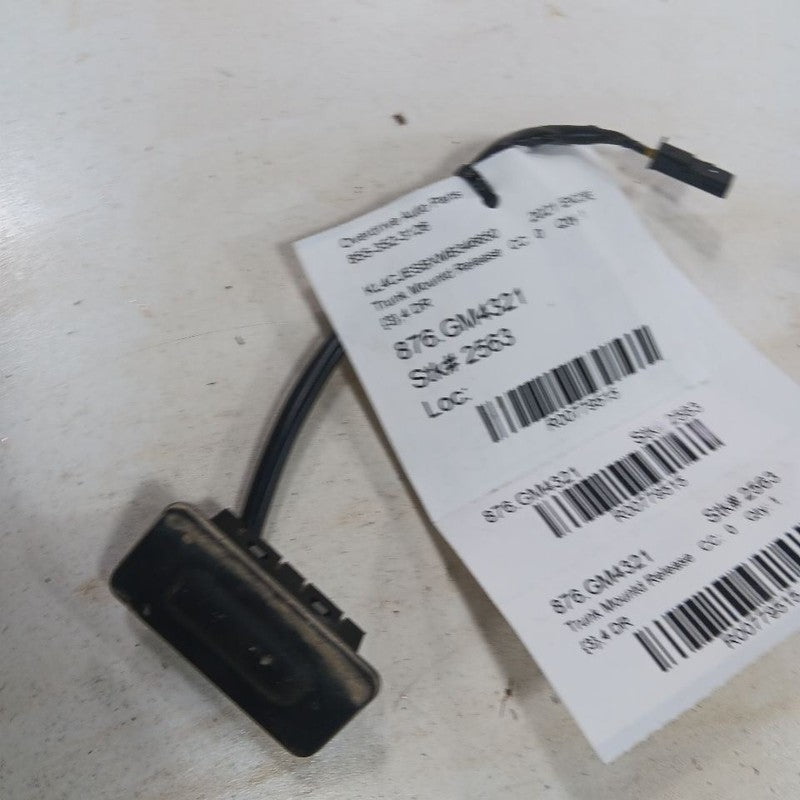 Buick Encore Trunk Release Open Button  2022 2021 2020 2019 2018