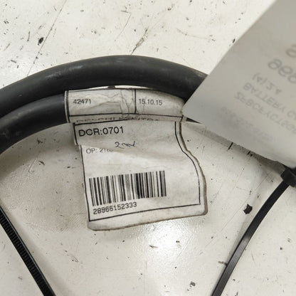 Fiat 500 X Model   Negative Battery Cable  2016 2017