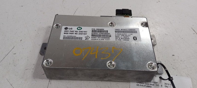Communication Onstar Opt UE1 Voice Recognition Fits 12 CTS  OEM