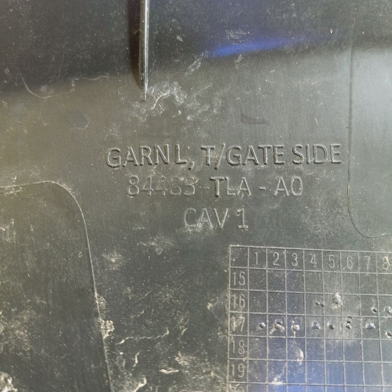 Honda CR-V Driver Side Left Rear Hatch Upper Trim {84485TLAA0} 2017 20