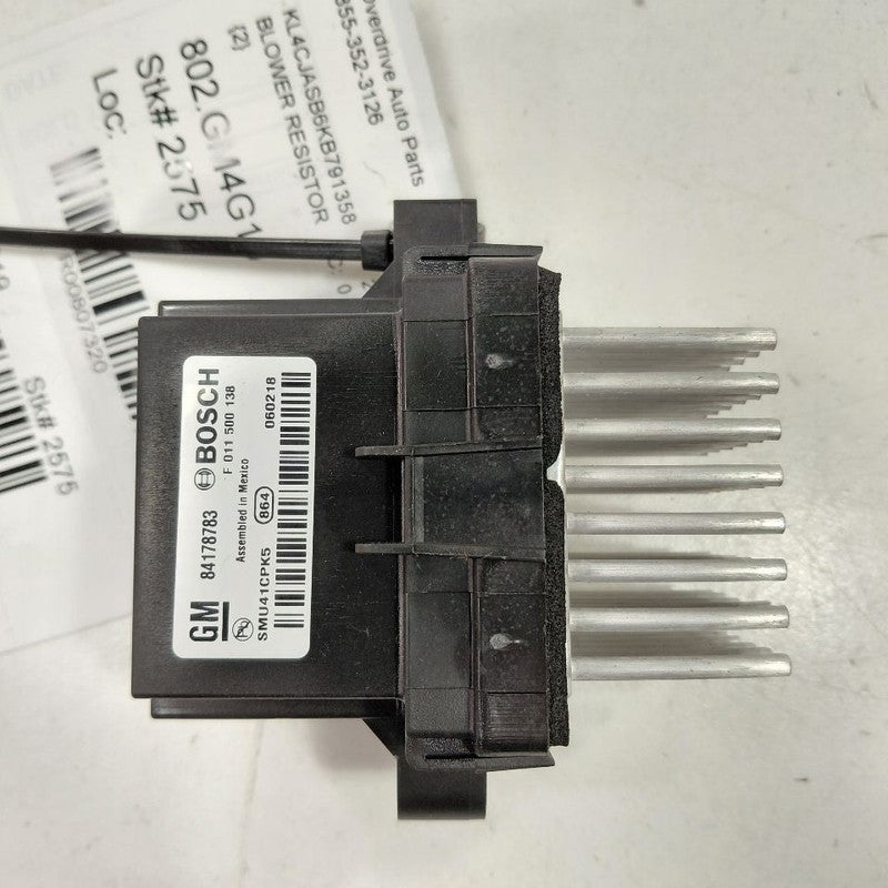 Buick Encore Blower Resistor Fan Motor Speed Resistor  2020 2019 2018 