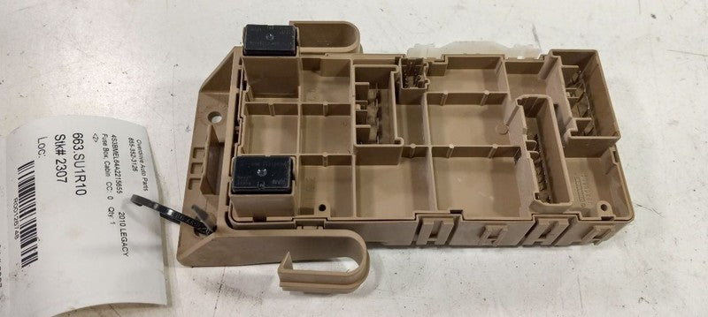 Subaru Legacy Cabin Fuse Box Interior Inner Under Dash 2010 2011 2012 2013 2014