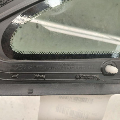 Passenger Right Quarter Glass Window With Privacy Tint Fits 18-23 Hyun