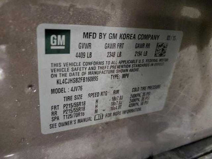 Buick Encore Sensor  2013 2014 2015 2016