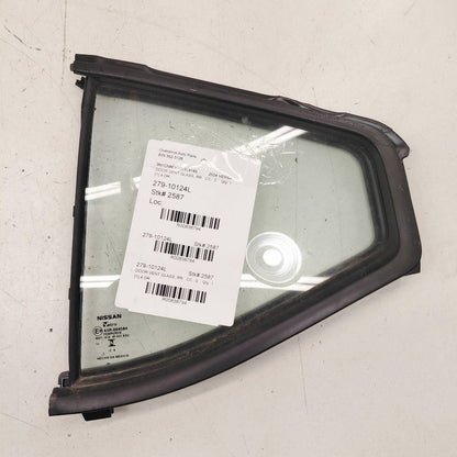 Left Rear Door Vent Glass Window Fits 20-24 Nissan Versa OEM