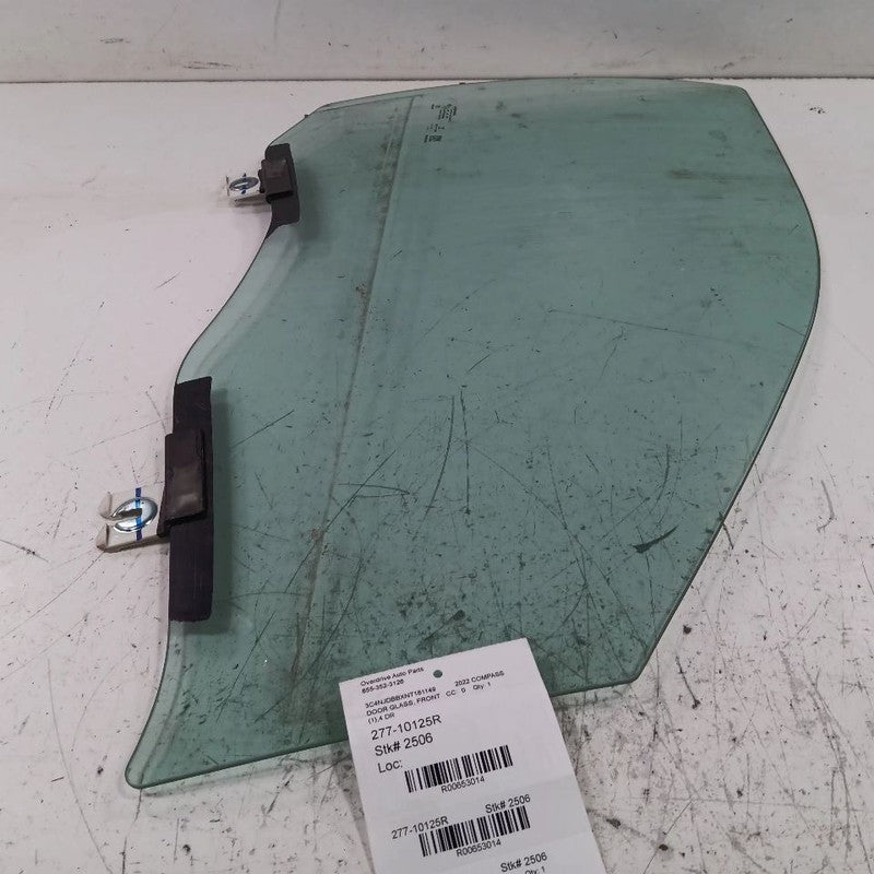 Passenger Right Front Door Window Glass Fits 17-23 Jeep Compass OEM