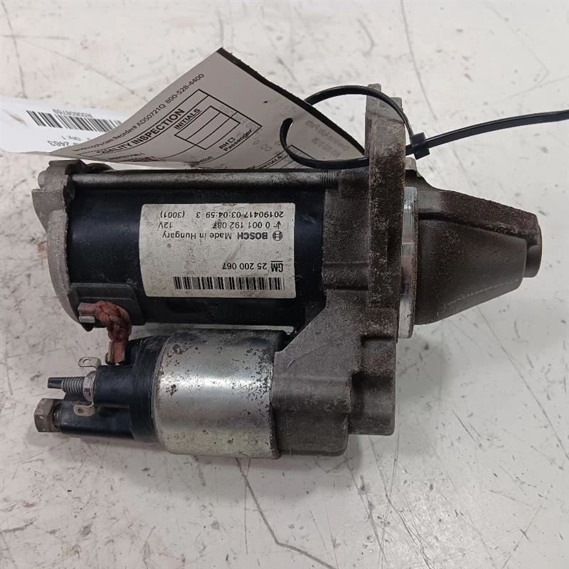 Engine Starter Motor VIN B 8th Digit Opt Luv Fits 14-19 Buick Encore O