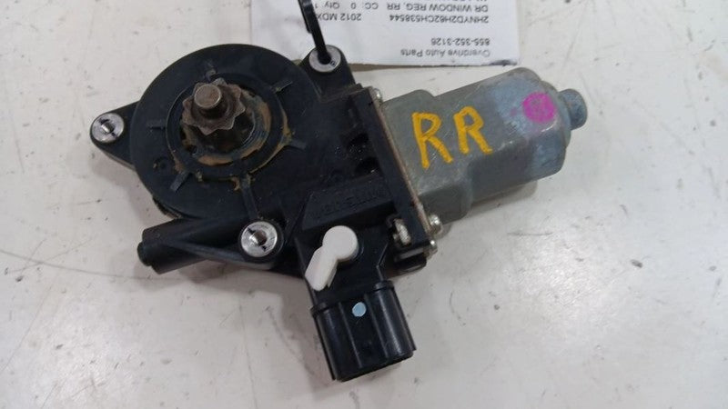 Passenger Right Rear Window Regulator Track Motor Fits 07-13 MDX OEM