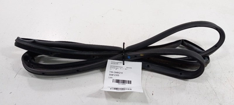 Cadillac SRX On Door Seal Rubber Left Rear Back 2013 2014 2015 2016