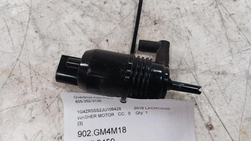 Buick Lacrosse Windshield Washer Wash Fluid Reservoir Motor Pump Electric  2017 