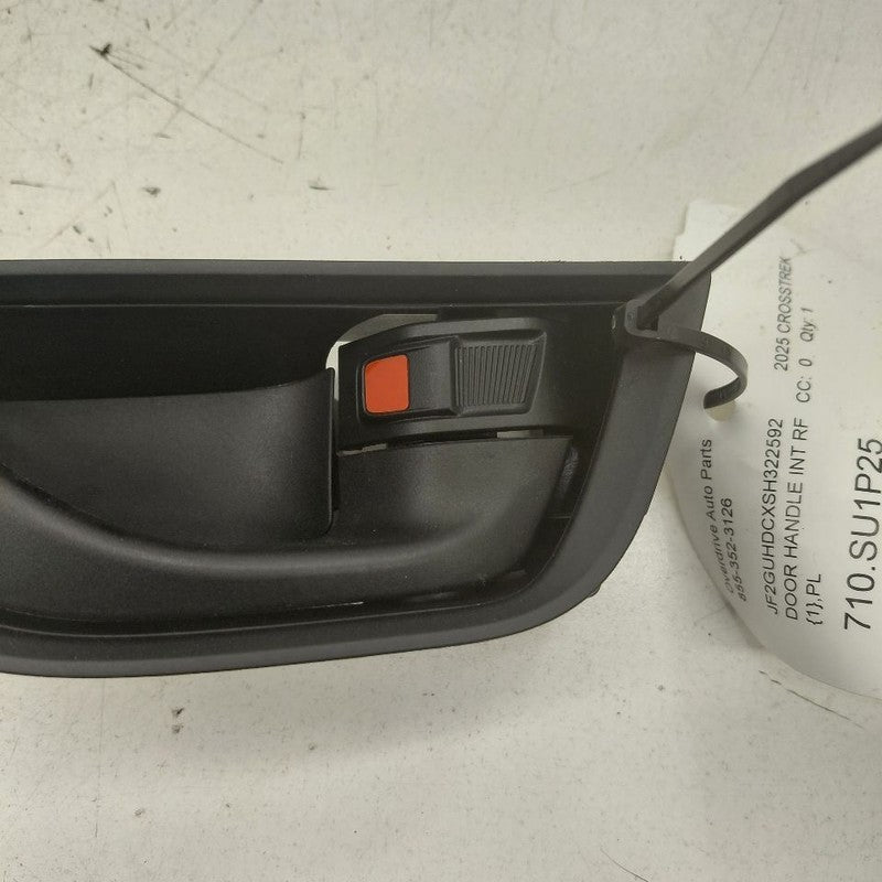 Subaru XV Crosstrek Door Handle Right Passenger Front Interior Inside 