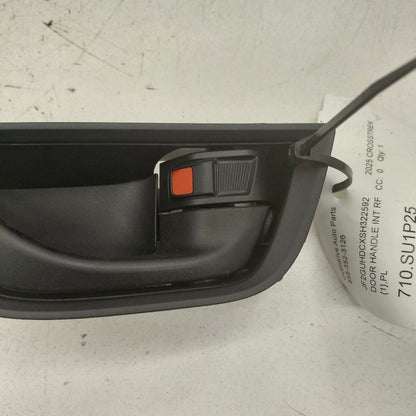 Subaru XV Crosstrek Door Handle Right Passenger Front Interior Inside 