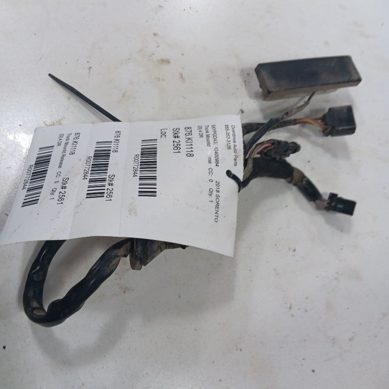 Kia Sorento Trunk Release Open Button  2018 2017 2016