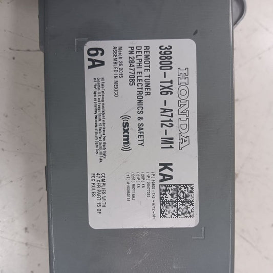 39800TX6A71 Audio Equipment Radio Satellite Receiver Fits 16-18 Acura ILX