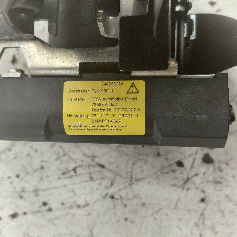 Volvo S60 Seat Belt Strap Retractor Left Driver Rear Back  2013 2014 2