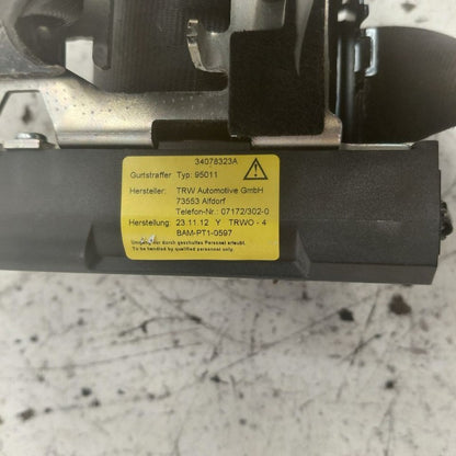 Volvo S60 Seat Belt Strap Retractor Left Driver Rear Back  2013 2014 2