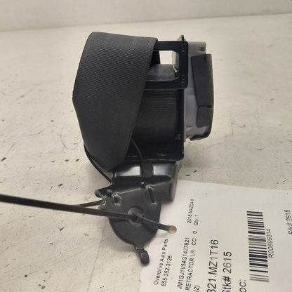 Mazda 6 Seat Belt Strap Retractor Left Driver Rear Back  2016 2015 201