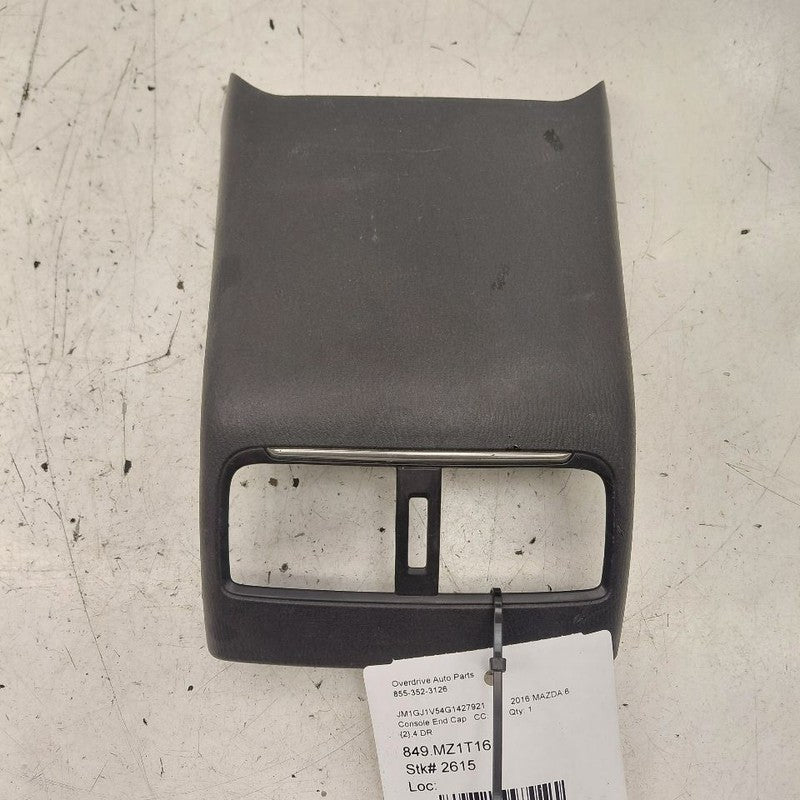 Mazda 6 Center Console Rear End Cap Trim Cover  2016 2015 2014