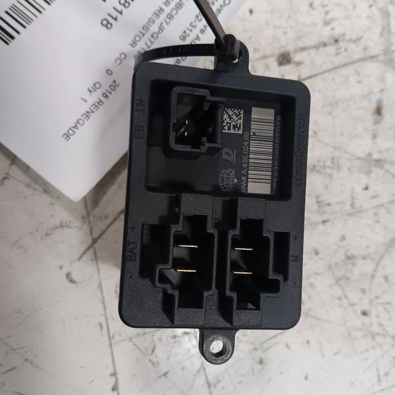 Jeep Renegade Blower Resistor Fan Motor Speed Resistor  2015 2016 2017