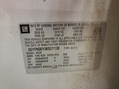 Cadillac SRX Battery Hold Down 2011 2012 2013 2014