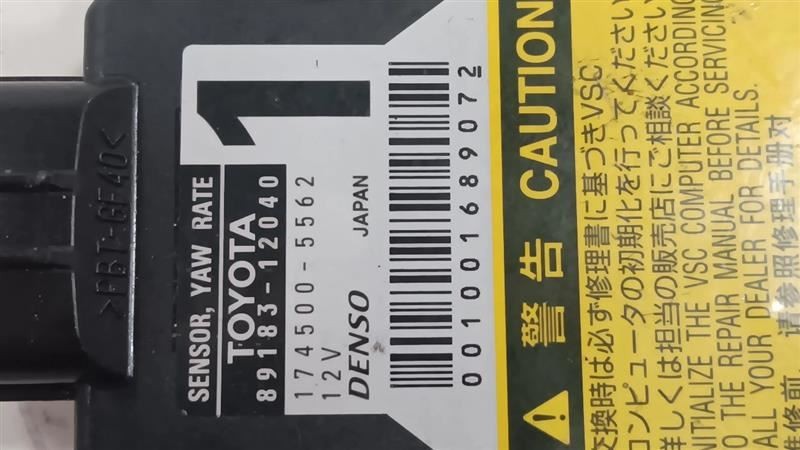 Stability Yaw Rate Control Fits 08-09 LEXUS LS600HL OEM