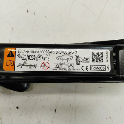 Ford Escape Spare Tire Changing Jack  2022 2023 2024