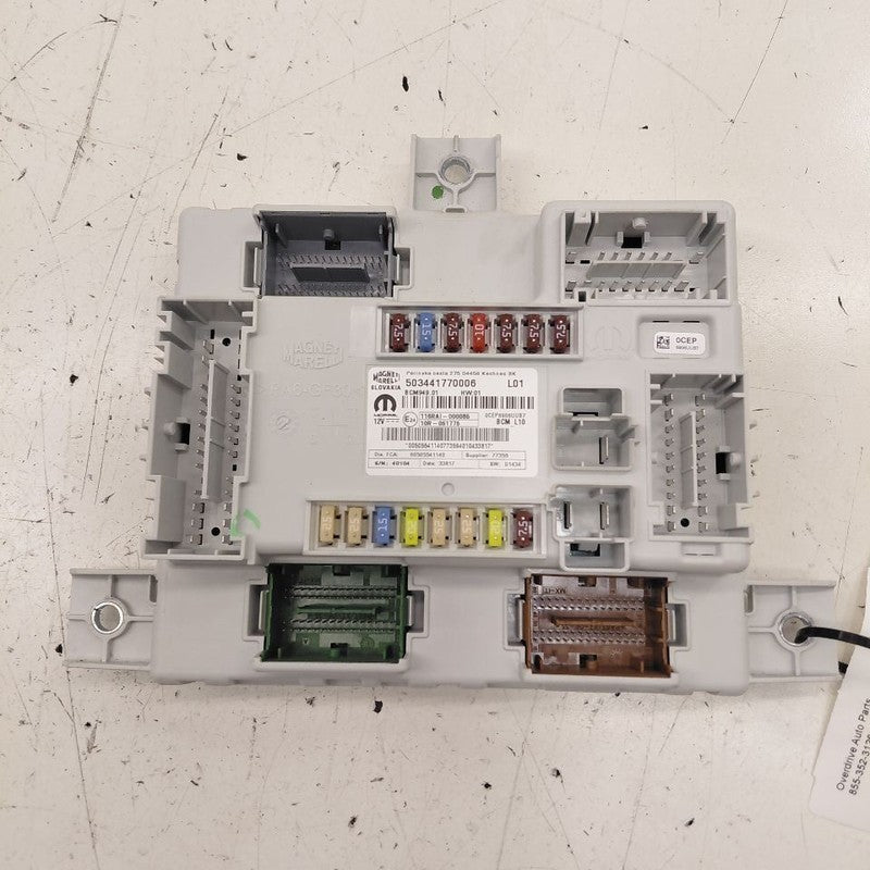 Alfa Romeo Stelvio Cabin Fuse Box Interior Inner Under Dash  2018 2019