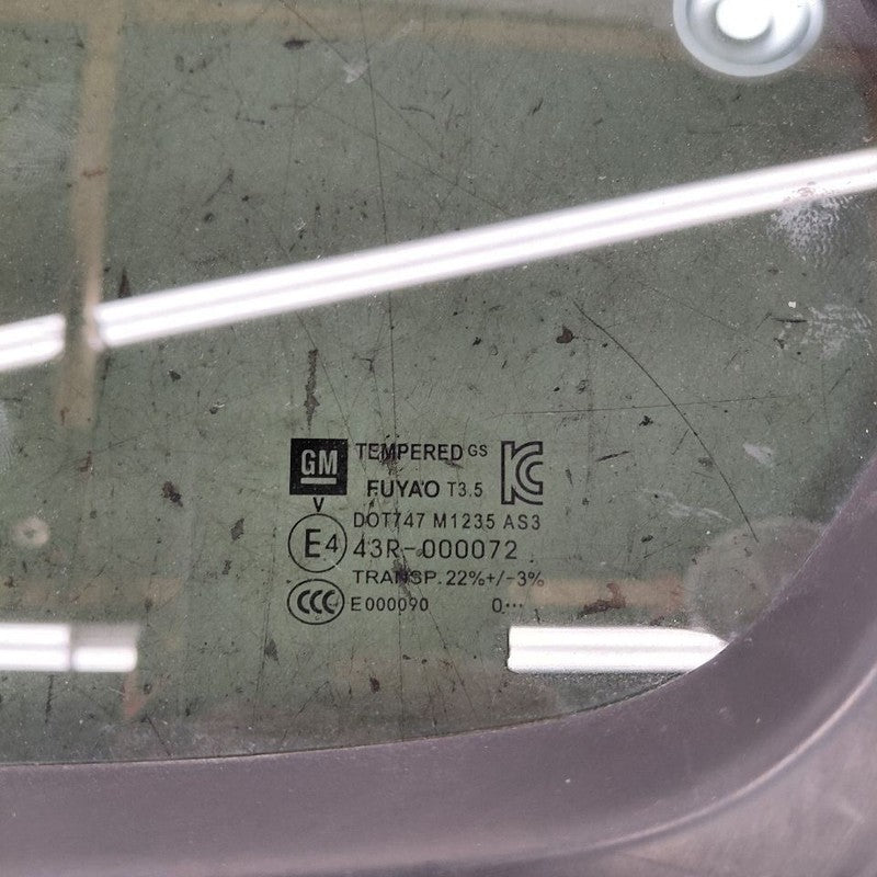 Left Rear Door Vent Glass Window Privacy Tint Opt Ako Fits 13-22 Chevy
