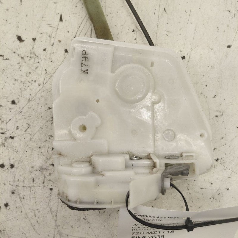 Mazda 6 Door Latch Lock Right Passenger Rear  2018 2019 2020 2021