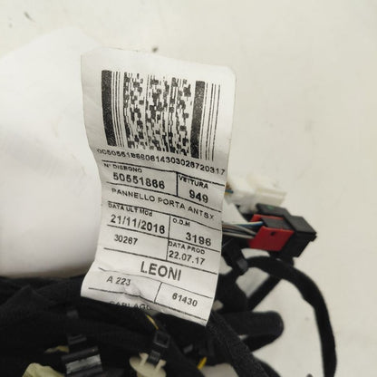 Alfa Romeo Stelvio Door Harness Wire Wiring Left Driver Front  2018 20