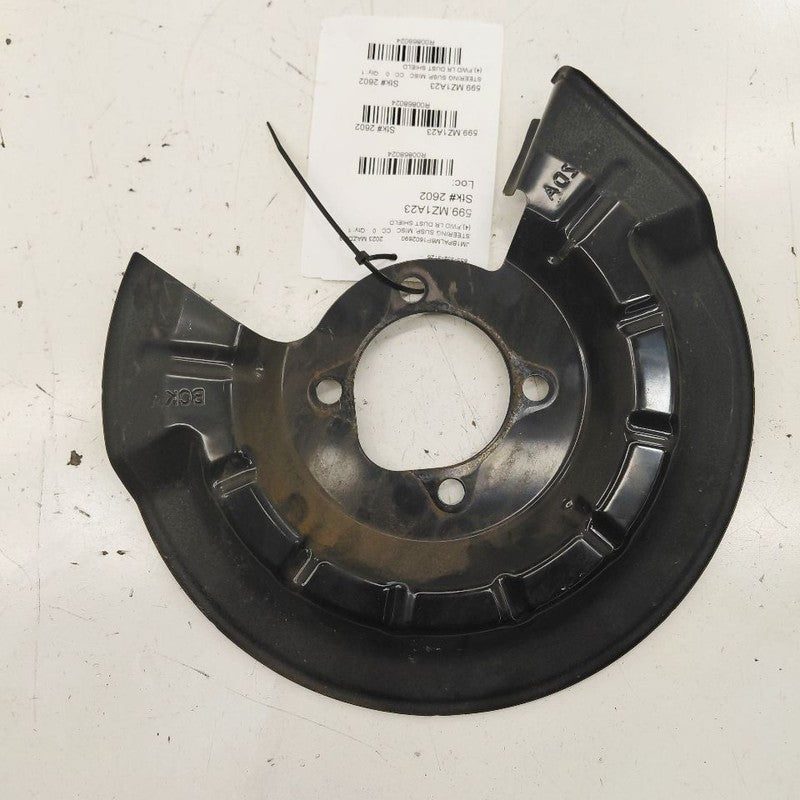 Mazda 3 Left Rear Dust Shield  2023 2022 2021