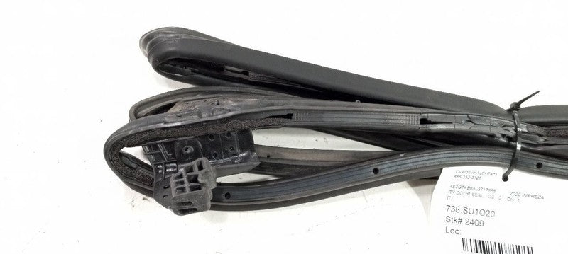 Subaru Impreza On Door Seal Rubber Right Passenger Rear 2020 2019 2018