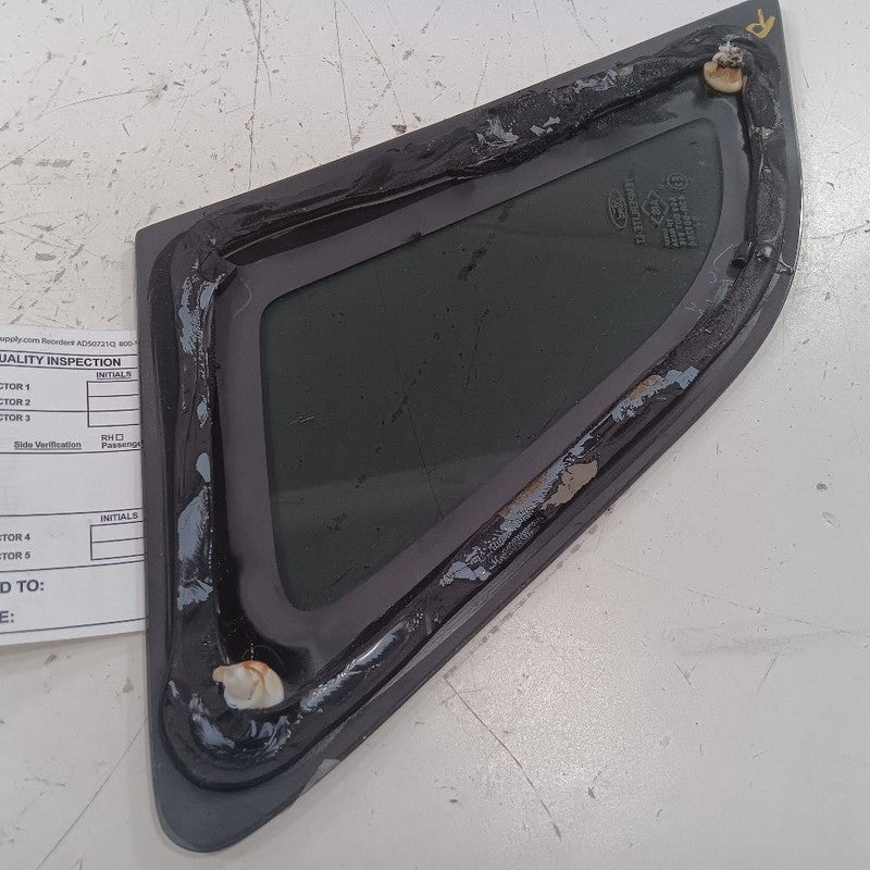 Passenger Right Quarter Window Glass Black Belt Moulding 18-22 Ford Ec