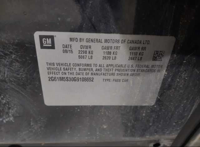 Cadillac XTS Seat Switch Right Passenger Power Seat Control      2016 