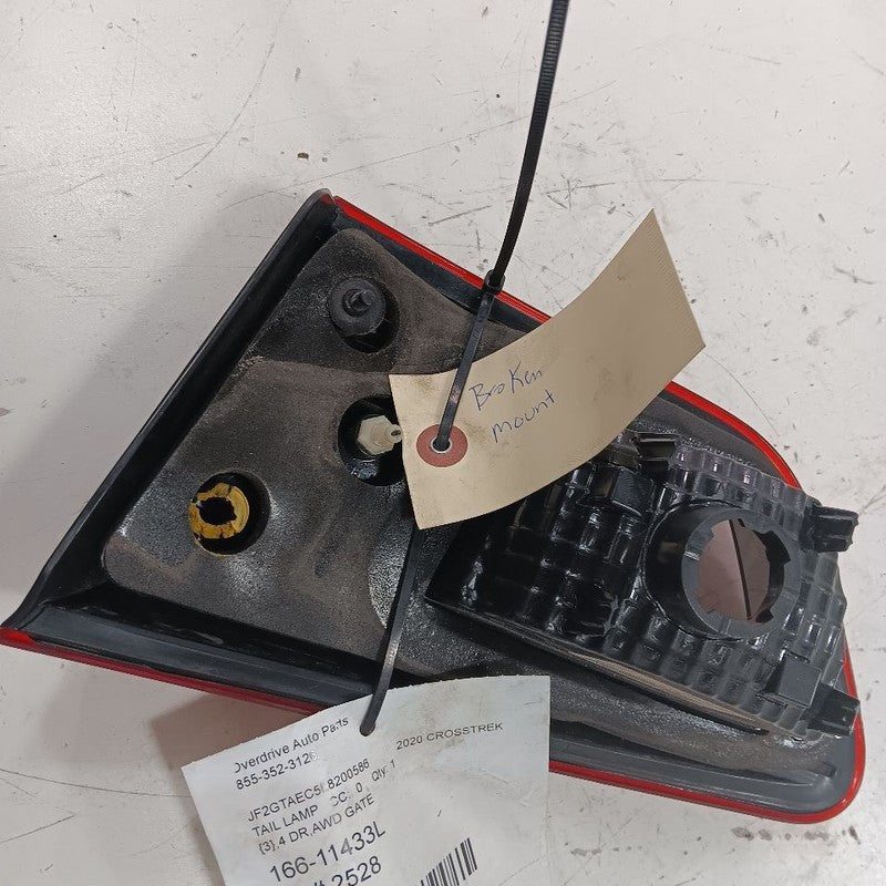 Driver Left Tail Light Brake Lamp Liftgate Mounted 20-23 Subaru XV Crosstrek