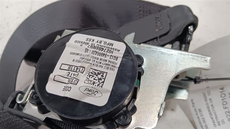 Ford Taurus Seat Belt Strap Retractor Center Middle Rear Back  2013 2014 2015 20