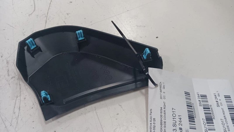 Subaru Impreza Dash Side Cover Right Passenger Trim Panel  2017 2018 2019 2020 2