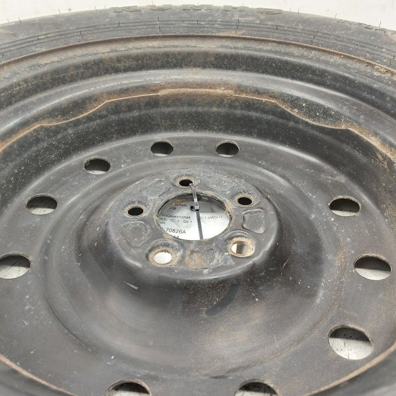Wheel 17x4 Steel Compact Spare Rim and Tire Fits 07-20 Hyundai Santa F