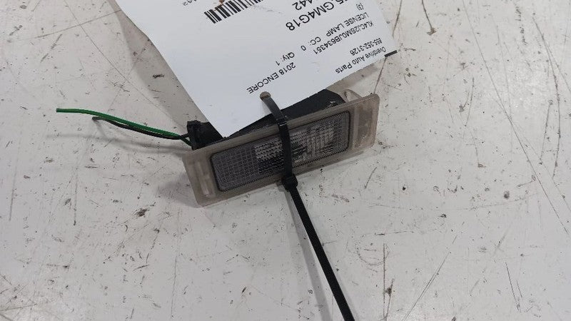 Buick Encore License Plate Light Lamp  2016 2017 2018 2019