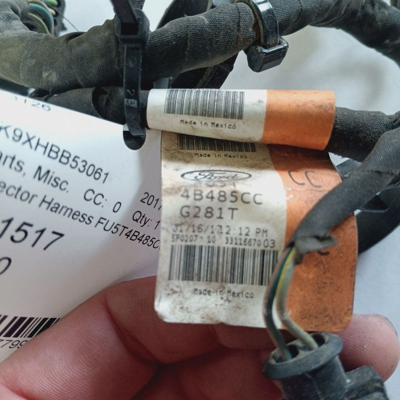Ford Edge Engine Fuel Injector Harness {FU5T4B485CC} 2018 2017 2016 20