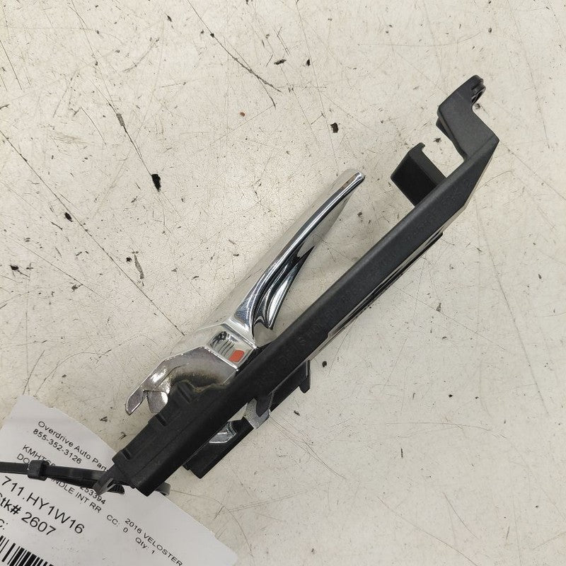 Hyundai Veloster Door Handle Right Passenger Rear Interior Inside 2017