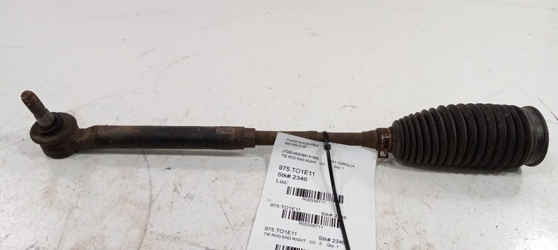 Toyota Corolla Steering Rack Pinion Tie Rod End W Boot Right Passenger