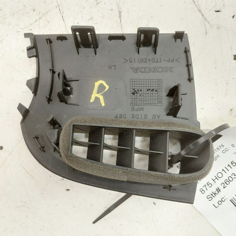 Honda CR-Z Defrost Vent Right Passenger Side  2015 2014 2013