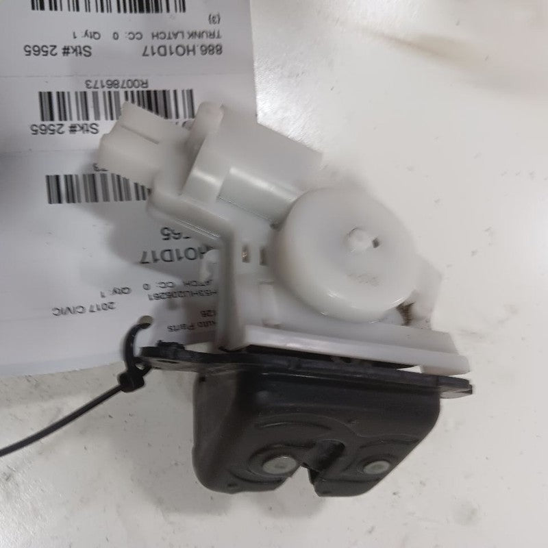 Honda Civic Trunk Latch 2016 2017 2018 2019